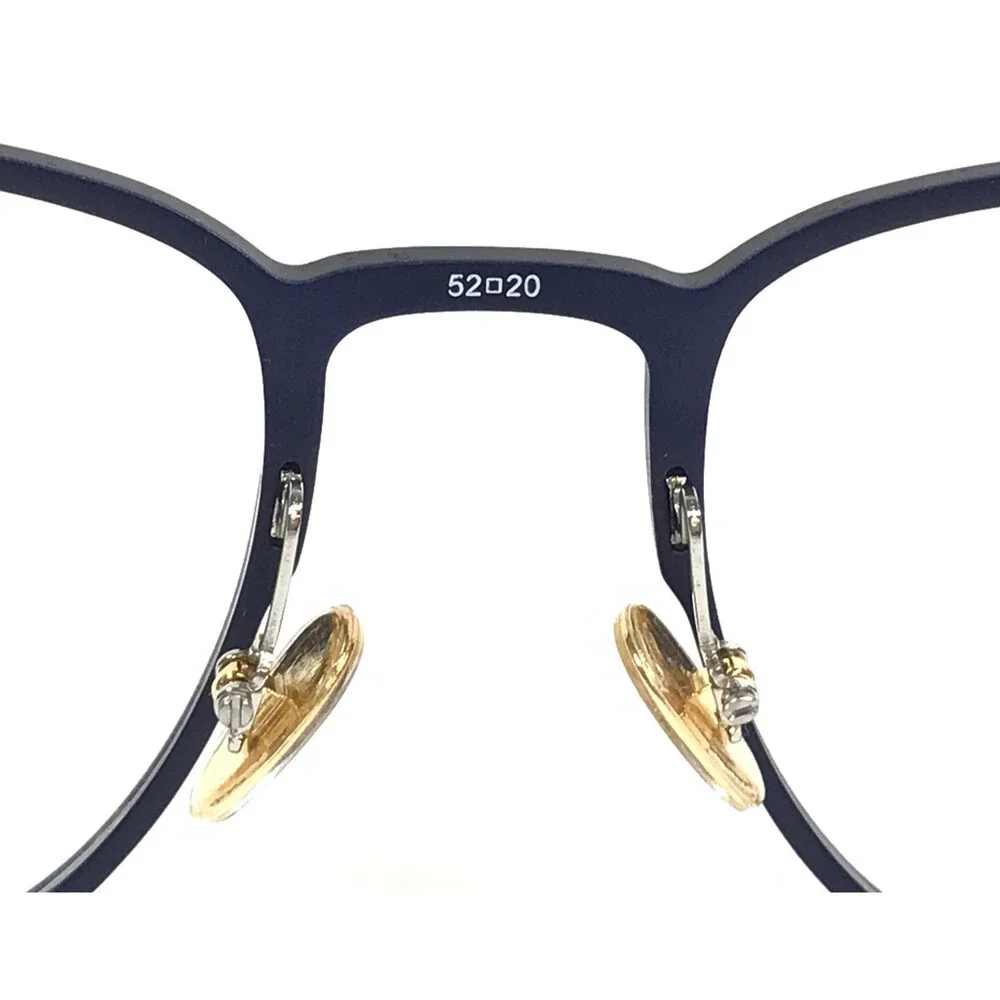 Montblanc Eyeglasses Frames MB0397ON 004 Blue Silver Square Full Rim 52-20-145